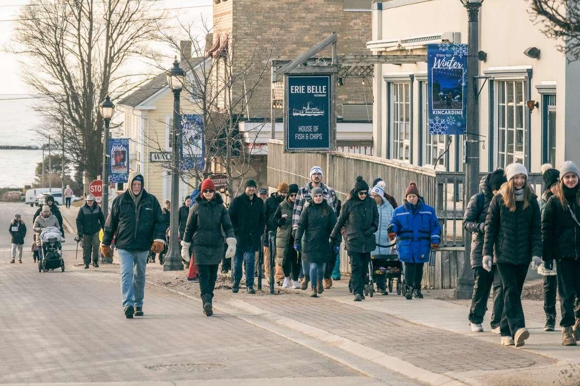 2024 Coldest Night Of the Year in Kincardine, Photo from United Way Bruce Grey