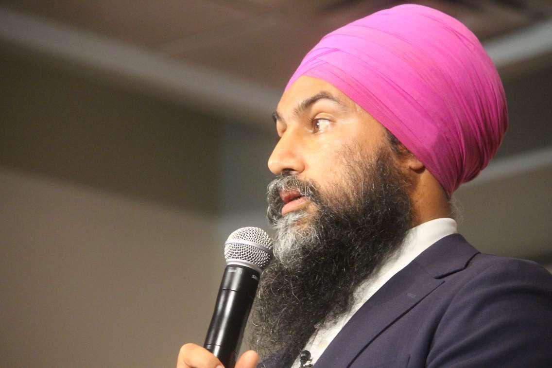 NDP Leader Jagmeet Singh in Windsor September 20, 2019. (Photo by Adelle Loiselle)