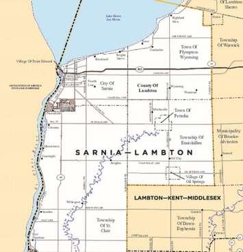 Sarnia-Lambton riding. Photo courtesy of Elections Ontario. 