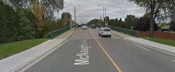 Lord Selkirk Bridge in Wallaceburg. (Photo courtesy of Google Maps)