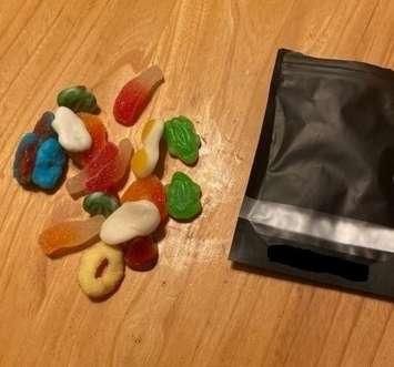 Huron County OPP issue a warning to families after suspected cannabis edibles were found in a trick-or-treat bag. (Photo supplied by Ontario Provincial Police)