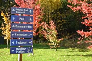 Owen Sound Harrison Park sign  Photo from the City of Owen Sound