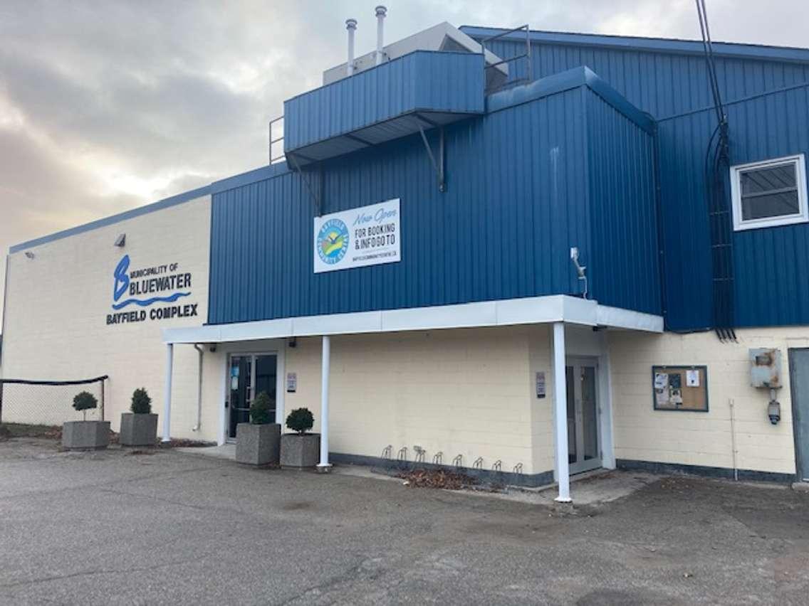 Bayfield Community Centre and Arena. Photo by Bob Montgomery. 