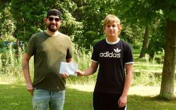 NatureCK President Mike Smith and Sam Bechard (Image courtesy of Herman Giethoorn, NatureCK)