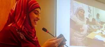 Miriam Al Labad (photo courtesy of Wes MacVicar, Avon Maitland District School Board)