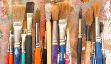 Paint brushes. (Photo by © Can Stock Photo / toschiy). 