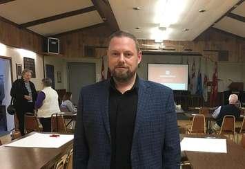 Gary Williams, Chief Communications Officer for eSolutionsGroup, which is assisting Brockton with a municipal re-branding initiative. (Photo by Ryan Drury) 