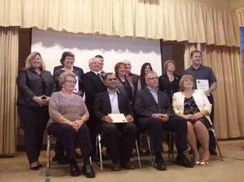 13 citizens were recognized Wednesday night in Teeswater for contributions to their communities throughout Huron-Bruce (Photo by Craig Power)