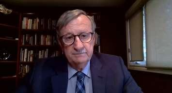 Dr. David Williams, Ontario's chief medical officer of health discusses pausing first doses of the AstraZeneca vaccine. May 11, 2021. (Capture via Ontario.ca)