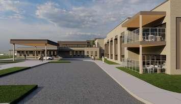 A rendering of the planned new Rockwood Terrace long term care home. Photo from Grey County