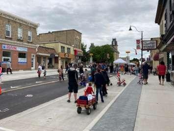 Mayor's Mingle in Clinton on June 27, 2022. (Image by Bob Montgomery)
