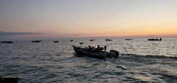Boats at the Great Lakes Super Series (Submitted photo)