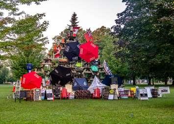 Bayfield picnic bench stack 2023