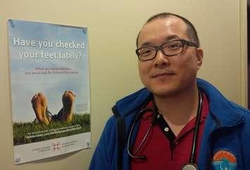 Dr. Patrick Chang, Bluewater Area Family Health Team (photo by Bob Montgomery)