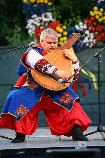 Victor Mishalow, Ukrainian bandurist. Photo courtesy of Huron Waves Music Festival. 