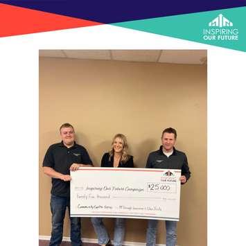 L:R Dan Fritz, Breanne (McDonagh) Chapman, Conor McDonagh (Provided by Dan Fritz of the Inspiring Our Future Campaign)