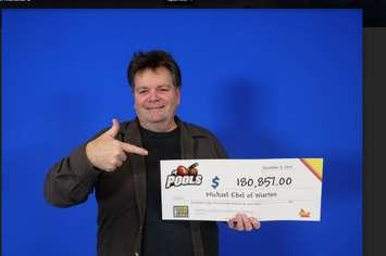 Wiarton man celebrates big POOLS win