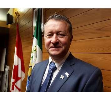 Central Huron Mayor Jim Ginn (photo by Bob Montgomery)