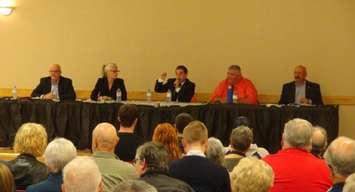 Bruce-Grey Owen Sound candidates debate in Keady Tuesday, September 17, 2019 (photo by Kirk Scott)