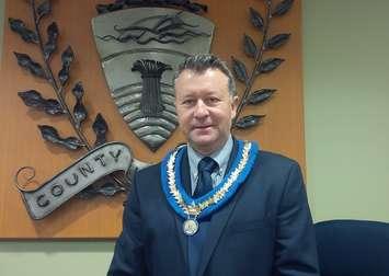 Jim Ginn, 2017-18 Huron County Warden (photo by Bob Montgomery)