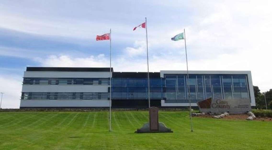 The newly renovated and reopened Grey County Administration Building in Owen Sound (Photo by Kirk Scott)