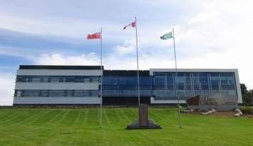 The newly renovated and reopened Grey County Administration Building in Owen Sound (Photo by Kirk Scott)