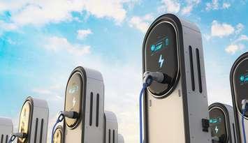 Stock photo of electric vehicle chargers by PhonlamaiPhoto / iStock / Getty Images Plus
