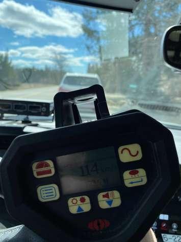 OPP were busy targeting unsafe drivers on the Easter Weekend.  Photo submitted by OPP