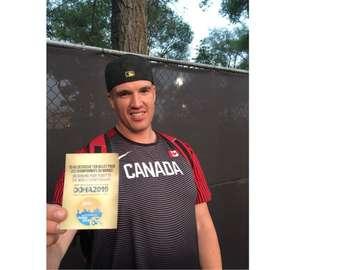 Josh Farrell of Saugeen Shores to present Canada at the World Para Track and Field Championship. Photo courtesy of Randy Millar.