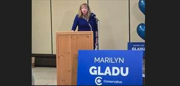 Conservative incumbent Marilyn Gladu, April 28, 2025. Photo by Josh Boyce. 