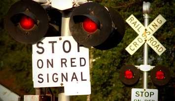 Railway crossing file photo courtesy of © Can Stock Photo / Jerryb9