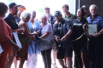 Sons of Kent Brewing Company Ribbon Cutting. June 17, 2017. (Photo courtesy of Sarah Cowan Blackburn News Chatham-Kent). 