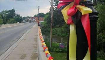 Decorations up around Chesley ahead of the 2025 Homecoming celebrations. Photo provided by Chesley Homecoming.