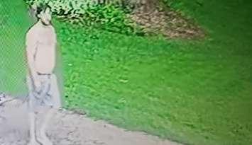 A person of interest in a home invasion at a home in West Perth, July 12, 2025. Photo provided by Perth OPP.