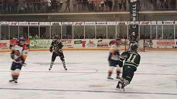 The London Knights visit Clinton in an OHL exhibition game against Erie on September 8, 2016. (Photo by Steve Sabourin)