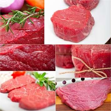 Cuts of raw beef. © Can Stock Photo / keko64