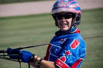 Natasha Day, participating driver. Photo provided by Hanover Raceway General Manager, Steve Fitzsimmons. 