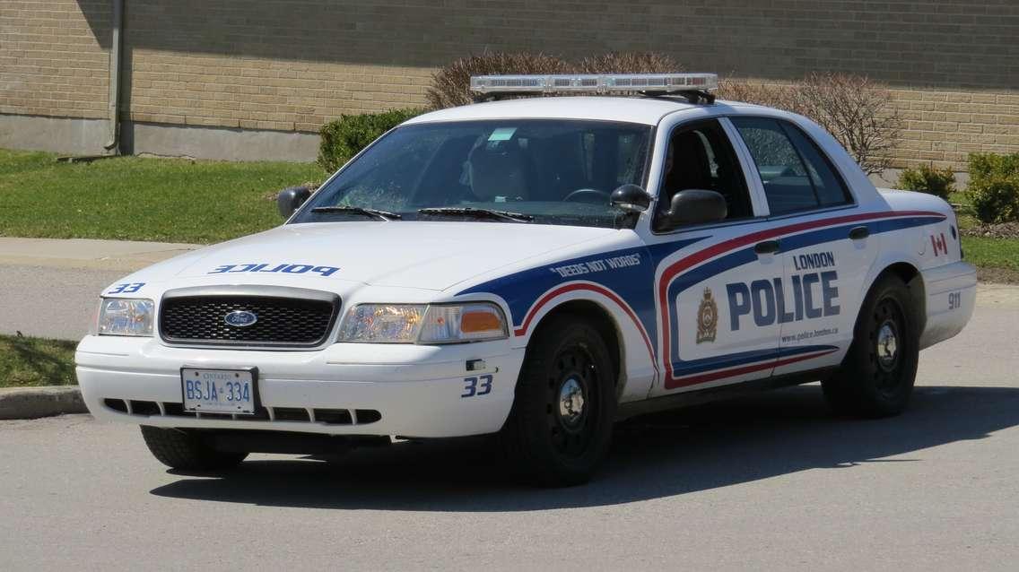 File photo of London police cruiser. Photo by Blackburn News.