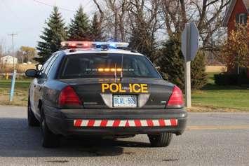 OPP cruiser, November 26, 2015 (Photo by Maureen Revait) 