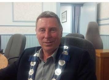 Huron East Mayor Bernie MacLellan (photo by Bob Montgomery)