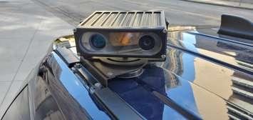 Photo of a licence plate recognition camera, courtesy of the Windsor Police Service. 