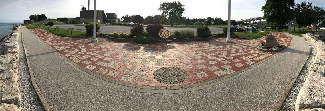 The Rotary Club of Sarnia Bluewaterland flag plaza (Photo courtesy of Aaron Zimmer)