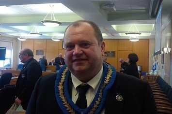 Outgoing Huron County Warden Paul Gowing. (Photo by Bob Montgomery)
