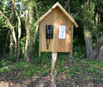 Wind phone at Huron Hospice in Central Huron. Photo from Huron Hospice