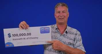Kenneth Wilson from Chesley. Photo provided by OLG.