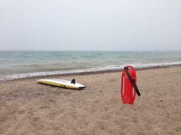 Sarnia's Canatara Park Beach.  BlackburnNews.com (Photo by Melanie Irwin)