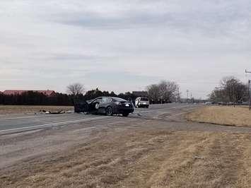 Fatal collision on St. Clair Road on March 8, 2020 (Photo via OPP)