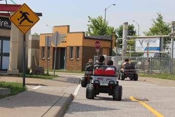 Unifor Local 444 donates $7,500 to the The Safety Village in Windsor to buy mini jeeps that will help teach children about road safety, August 5, 2016. (Photo by Ricardo Veneza)