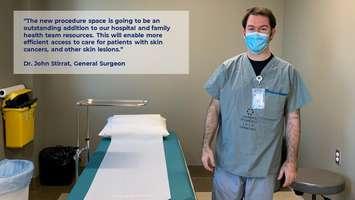 A new procedure room opens at Walkerton Hospital and has already diverted 40 patients from operating rooms. Photo courtesy of the South Bruce Grey Health Centre.
