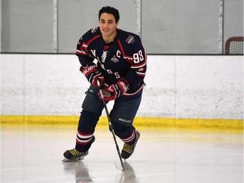 Gianluca Pizzuto of Windsor AAA Midget Hockey, April 2017. (Photo courtesy of the Windsor Spitfires)